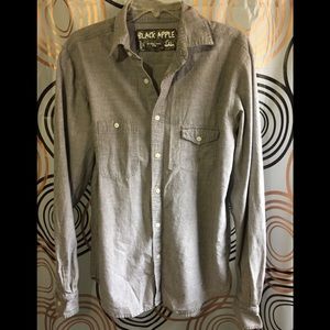 Black Apple Shirt Sz L
